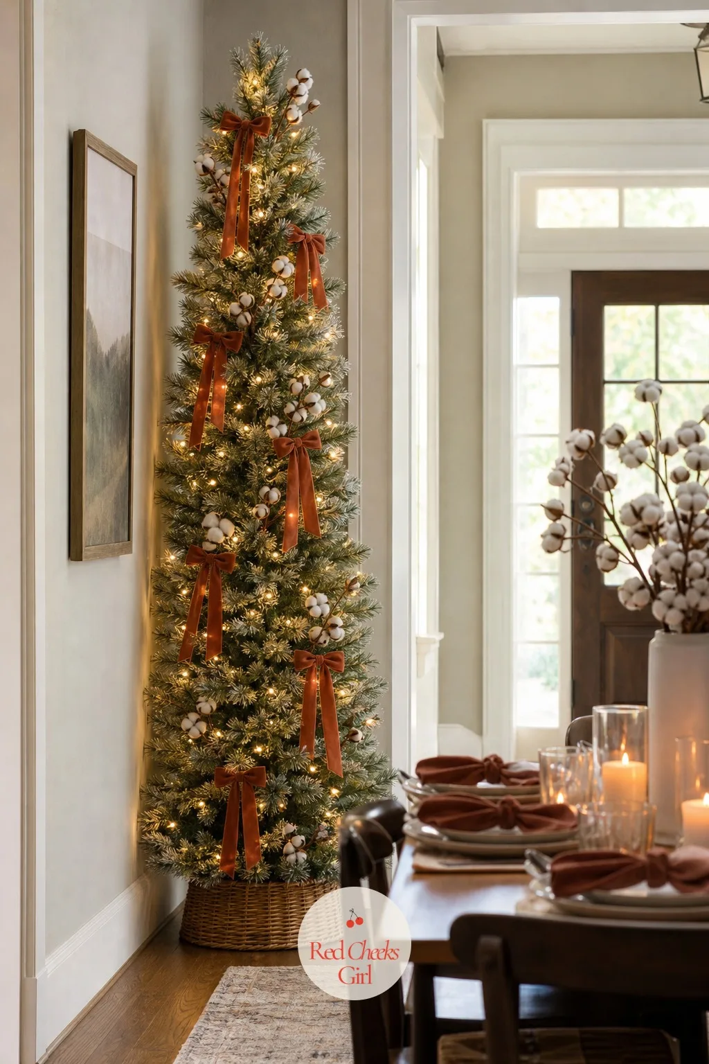 The Terracotta Entrance Tree — Terracotta is the one warm, earthy note in this whole collection, and it suits a front hallway better than any other tree here