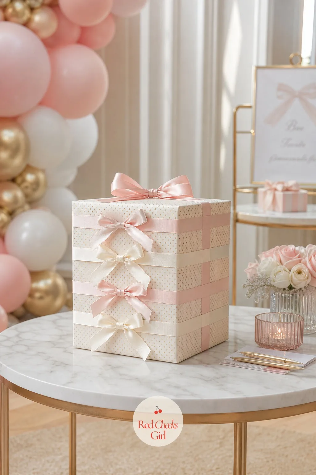 Pass the Parcel, Bow Edition — This is the gift-unwrapping game that earns its spot on the table before anyone even plays it: a single box, each layer of paper