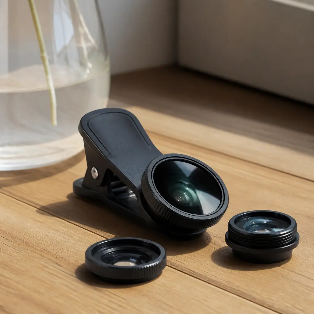 Clip On Phone Lens Kit — If his phone photos never quite match what he was actually seeing, this small kit genuinely helps. Boyfriend christmas gift ideas