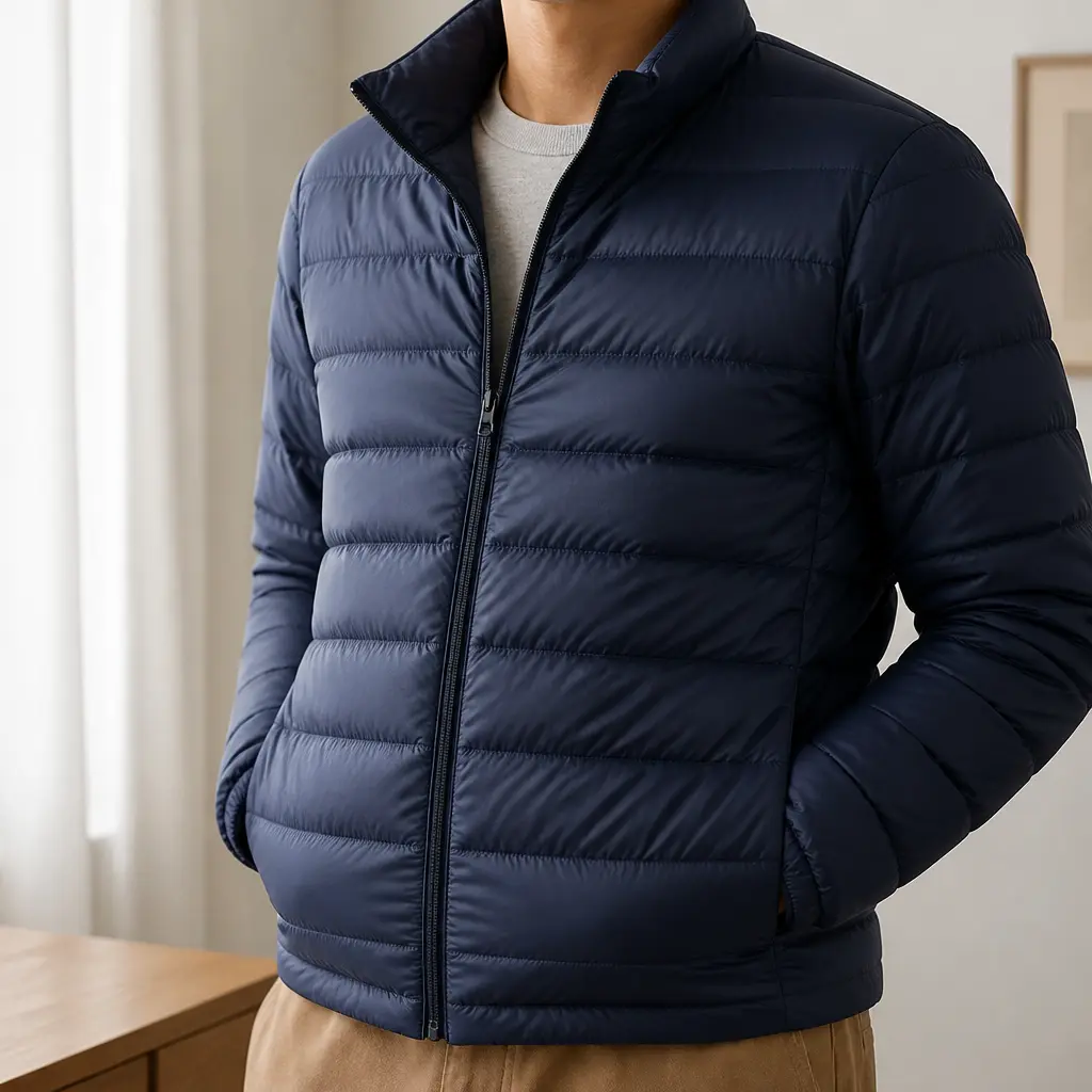 Packable Down Jacket — For the one who claims he runs warm right up until it actually gets cold, this packs down to almost nothing and still keeps him warm.
