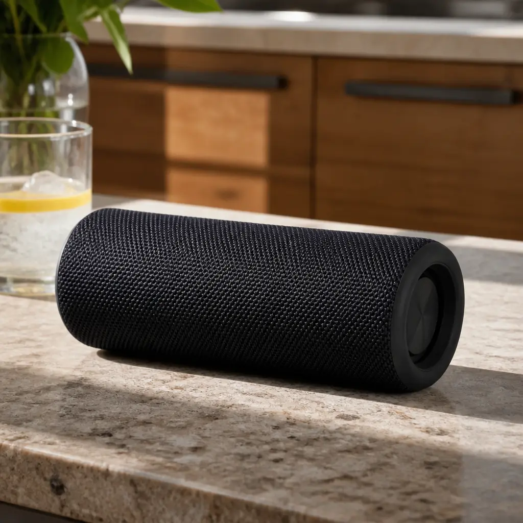 Portable Bluetooth Speaker — For the one who cooks with music on or ends up in the backyard every weekend, this is louder and better than his phone speaker by