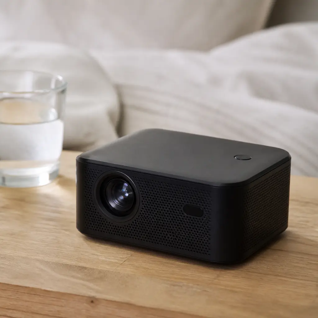 Portable Mini Projector — For the guy whose idea of a date is the two of you and a movie, this turns any blank wall into a screen. Boyfriend christmas gift