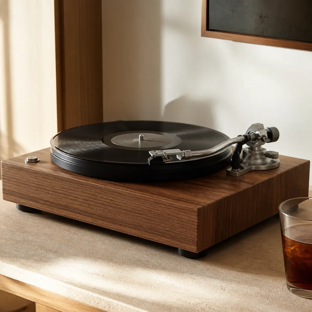 Vinyl Record Player — For the guy who still talks about the band he loved in college, this brings that feeling back into the living room. Boyfriend christmas
