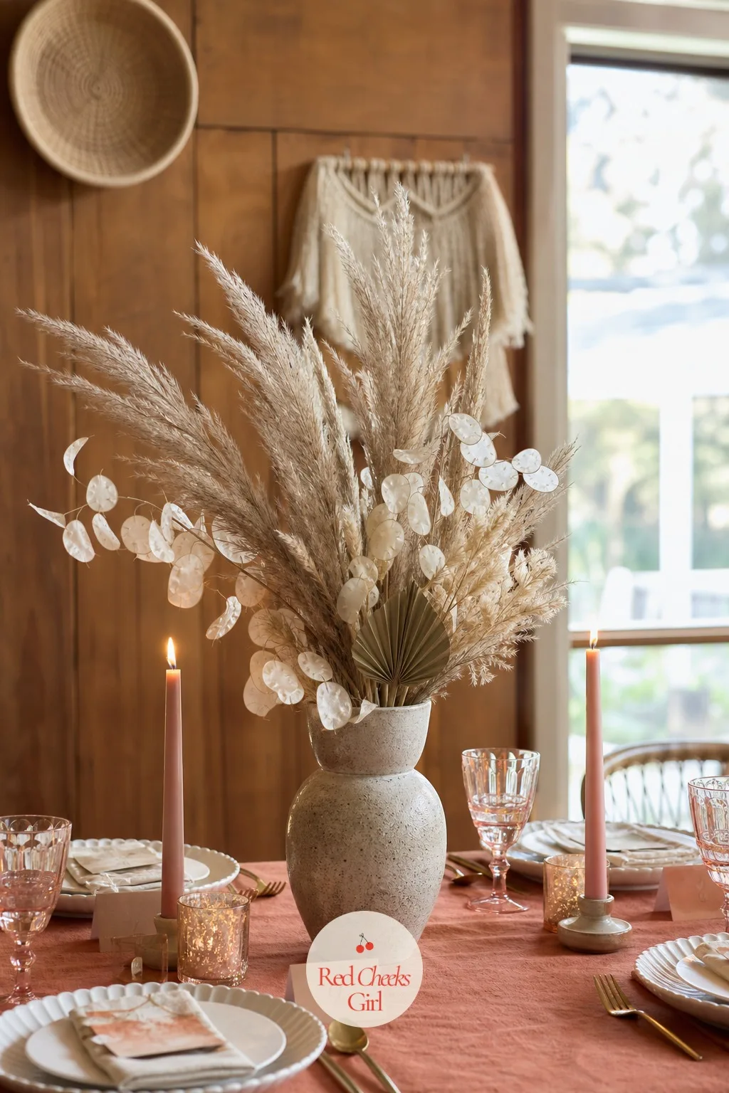 Dried Flowers — Fresh flowers bought too early wilt before the first guest arrives, especially in summer heat. Bridal shower centerpieces