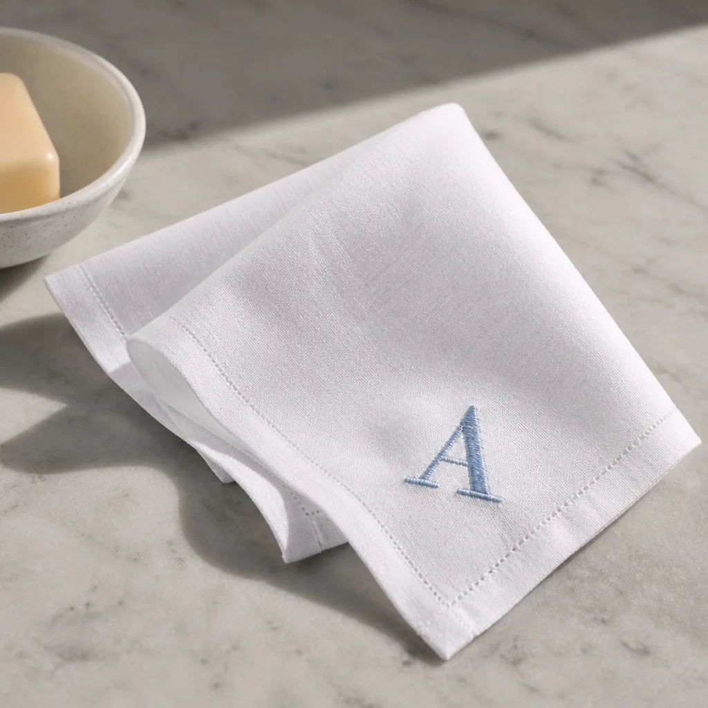 Embroidered Handkerchief — A small embroidered handkerchief is the kind of favor an aunt tucks into a handbag and actually keeps for years. Bridal shower favors