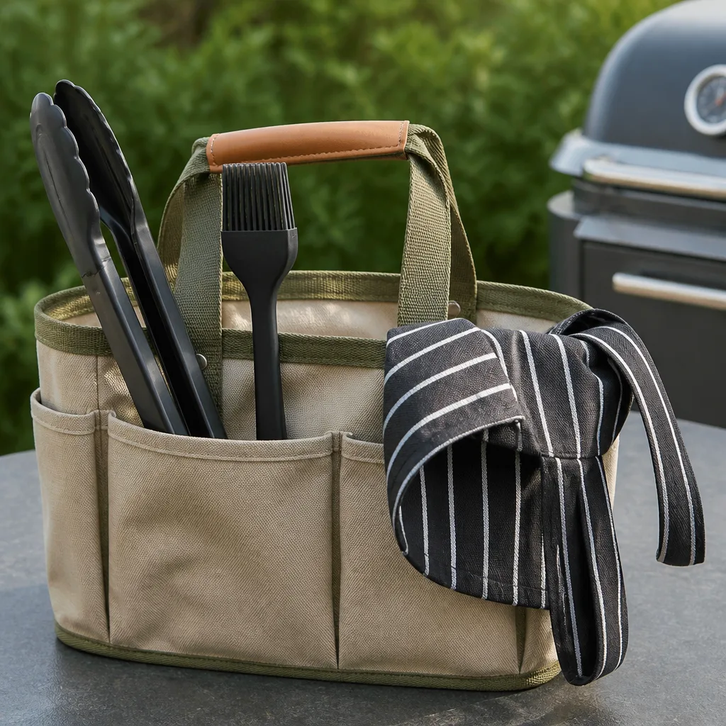 Grilling Gift Set — Somebody in that household is going to end up at the grill, and right now they are using tongs from the hardware store. Bridal shower gift