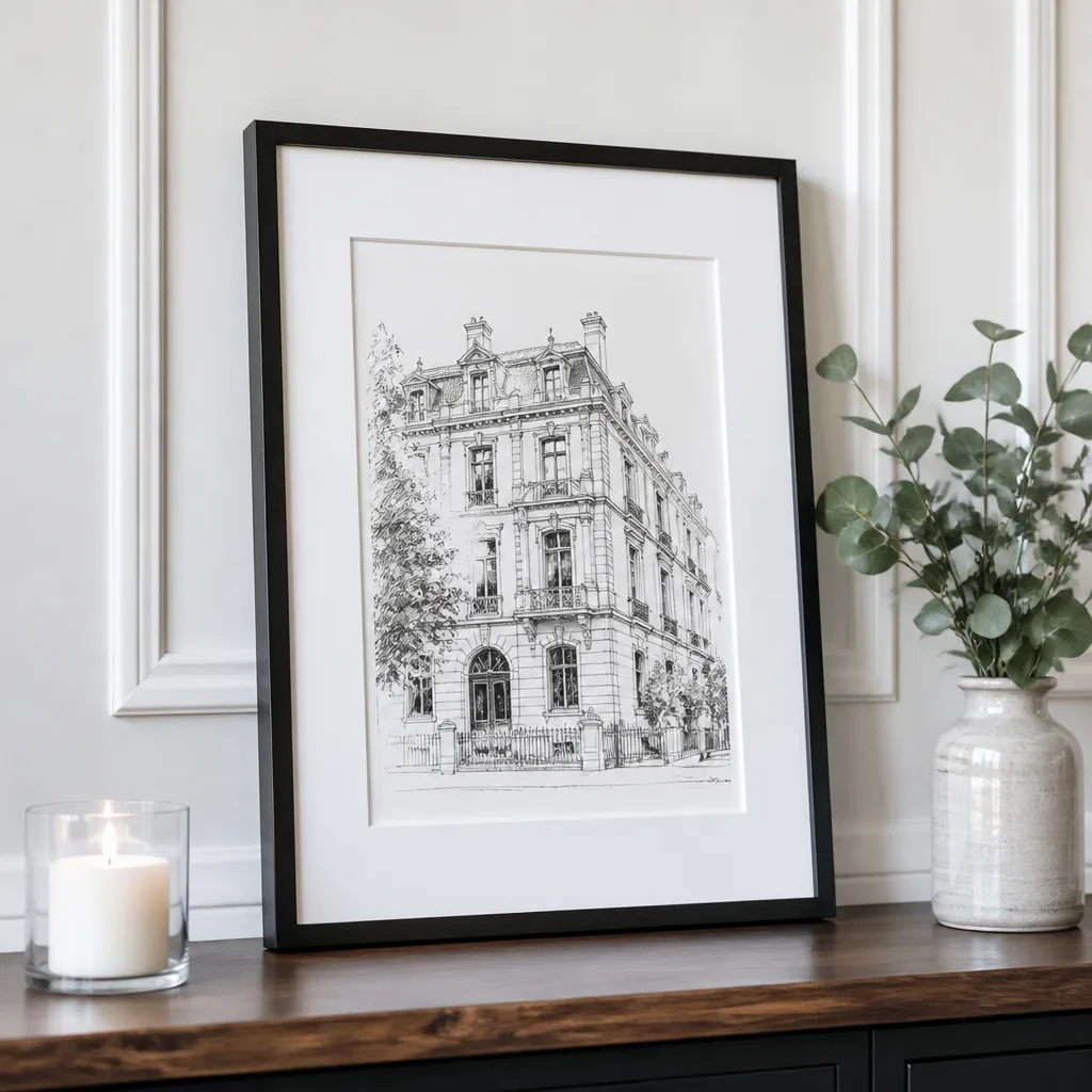 Framed Print of the Venue — The venue itself, the building where the whole day actually happened, rarely makes it into any keepsake at all. Bridal shower gifts