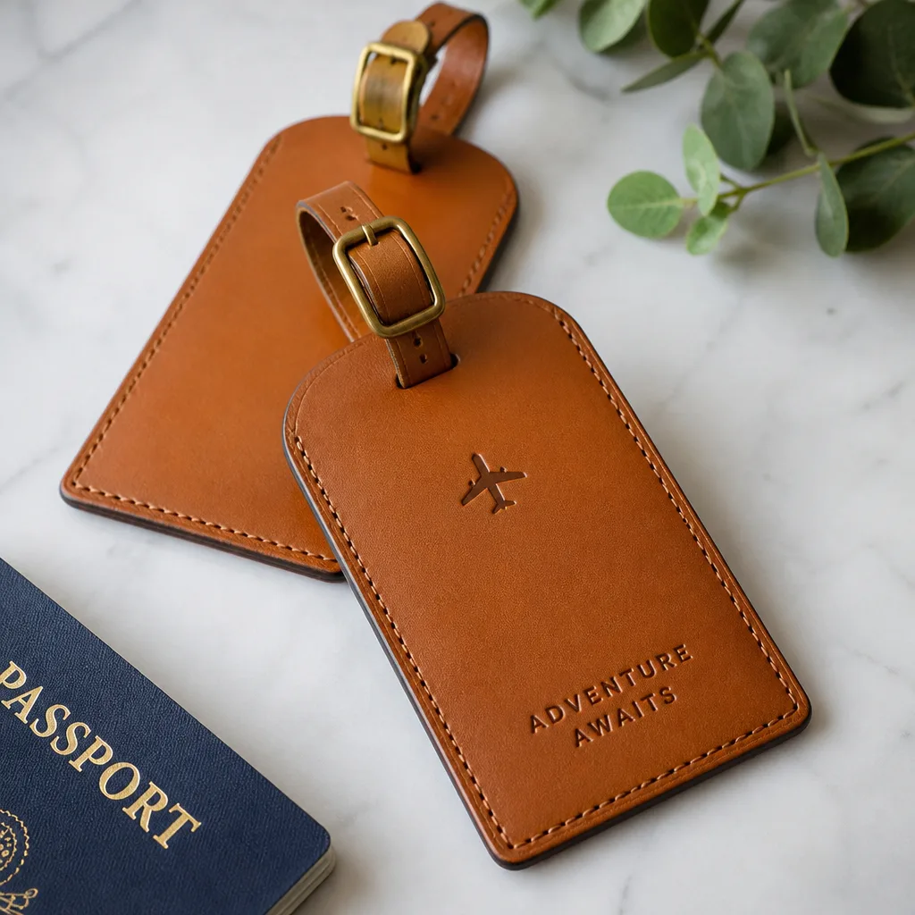Honeymoon Luggage Tag Set — Every honeymoon bag looks identical on the carousel, and she will be squinting at black suitcases trying to find hers within a week