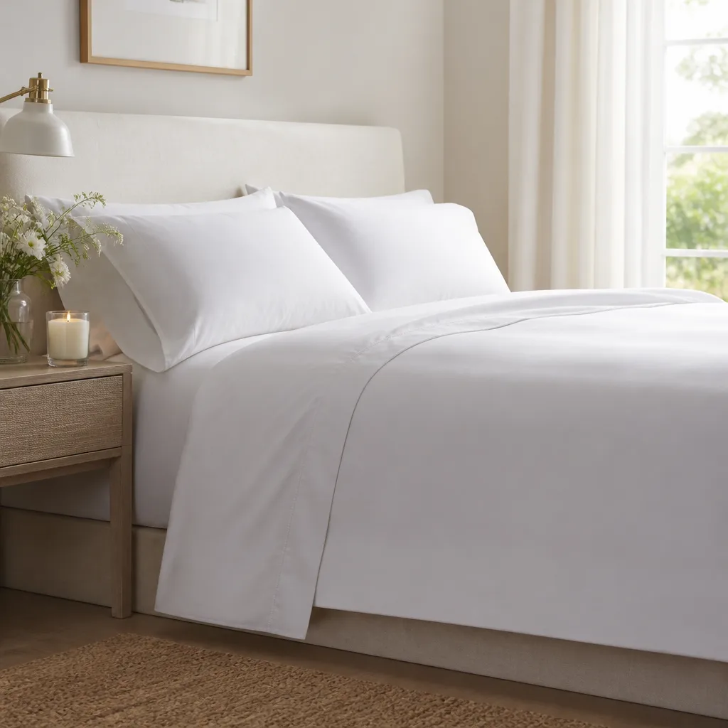 Hotel-Style Bedding Set — Her current sheets pill after a few washes and never quite feel cool against her skin the way a hotel bed somehow always does. Bridal
