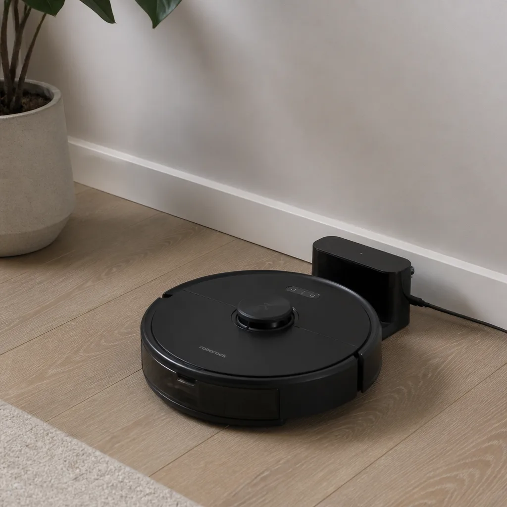 Robot Vacuum — Between two jobs and a wedding to plan, the floors are the first thing that gets neglected, and nobody wants to spend Saturday pushing a vacuum