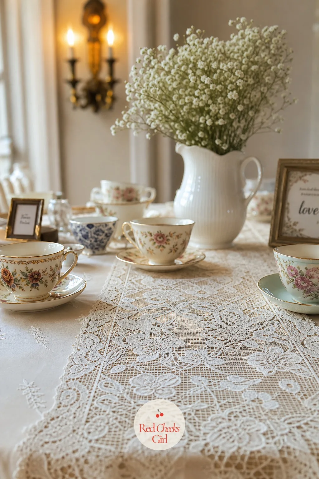 Antique Lace — For the bride who would rather borrow her grandmother's brooch than buy anything new. Bridal shower themes