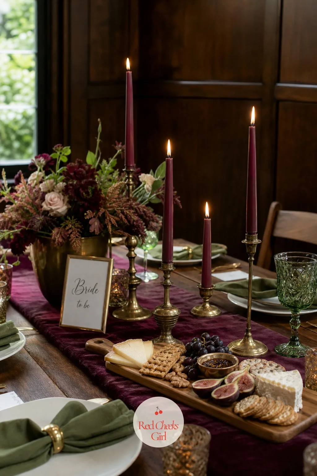 Deep Palette — For the bride who finds pastel a little young for her. Bridal shower themes