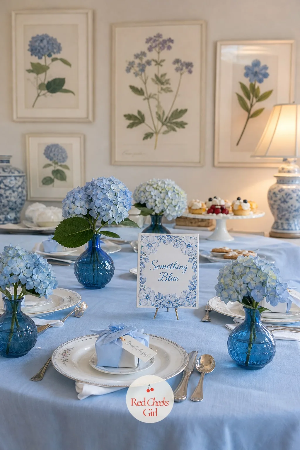 Something Blue — She is not a pastel-everything bride, but she will take powder blue over pink any day. Bridal shower themes