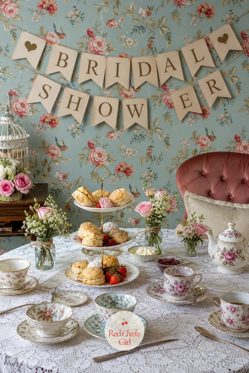 Tea Party — Somewhere between her nan's good china and a scene from a period drama, this theme asks for almost no new purchases if the family cabinet has any