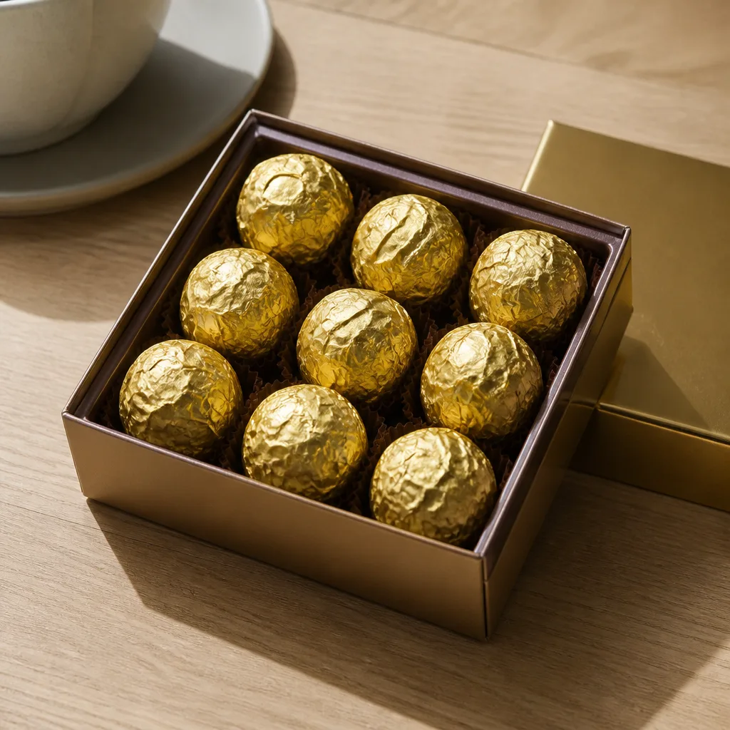 Chocolate Truffles — A small box of chocolate truffles is the kind of thing nobody ever says no to, and it disappears before the wedding even arrives, which is