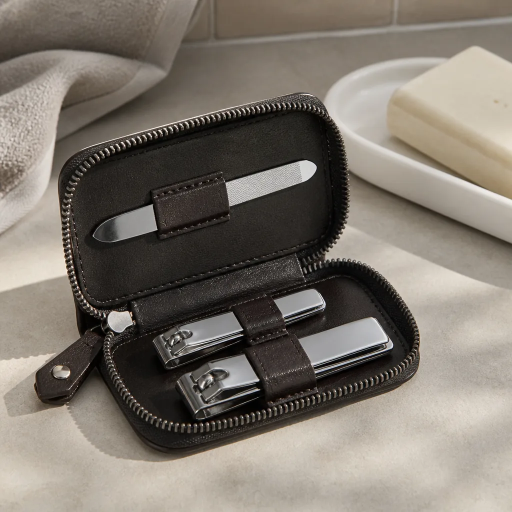 Nail Kit — A compact nail kit with clippers, a file and a buffer is the kind of practical gift she will keep in a drawer and reach for constantly, wedding or