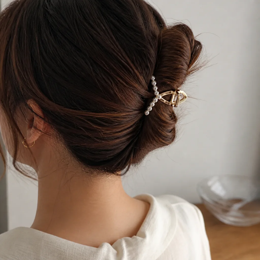 Pearl Hair Clip — For the friend who is forever pushing hair out of her face, a pearl clip is both jewelry and a tool she will actually use. Bridesmaid