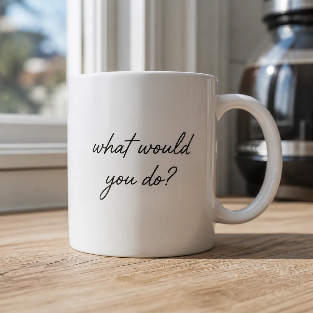Proposal Mug — She will read the question over coffee, probably more than once, which is exactly the point. Bridesmaid proposal box ideas