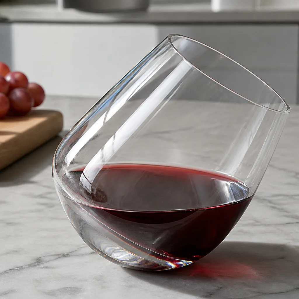 Stemless Wine Glass — A stemless glass with her name etched on the side is sturdy enough for actual daily use, not just a shelf. Bridesmaid proposal box ideas
