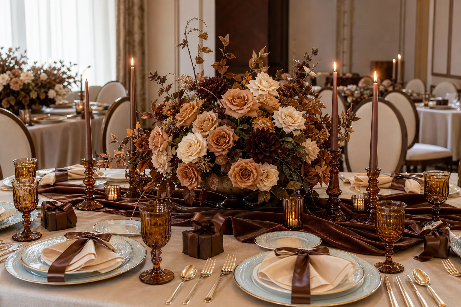 24 Brown Wedding Theme Ideas for Couples Who Love Warm Chocolate Elegance
