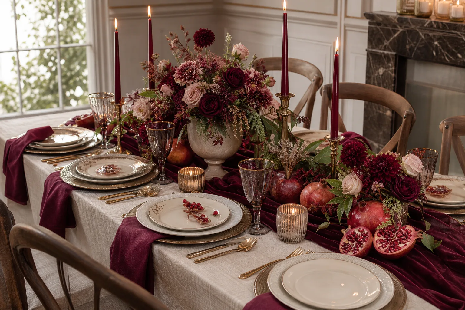 18 Burgundy Birthday Party Ideas With a Rich, Romantic Mood
