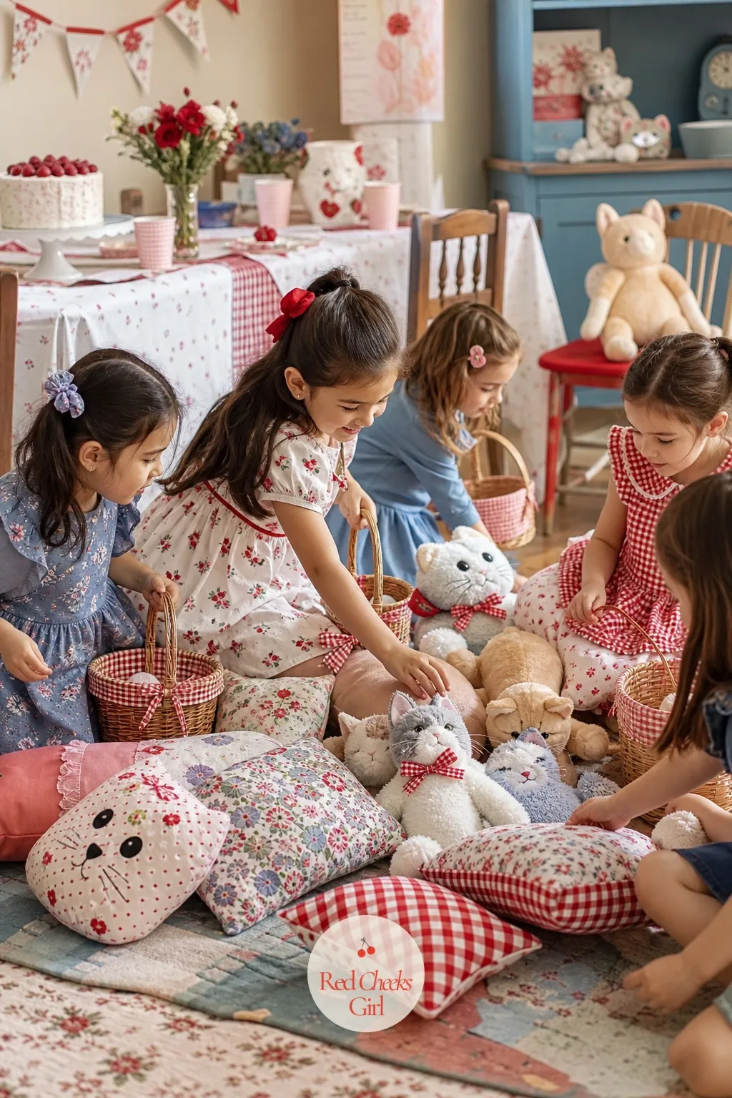 A Yarn Ball Hunt Among the Plush Cats — This one uses the reading corner the party already has, so there is nothing extra to set up from scratch. Cat themed