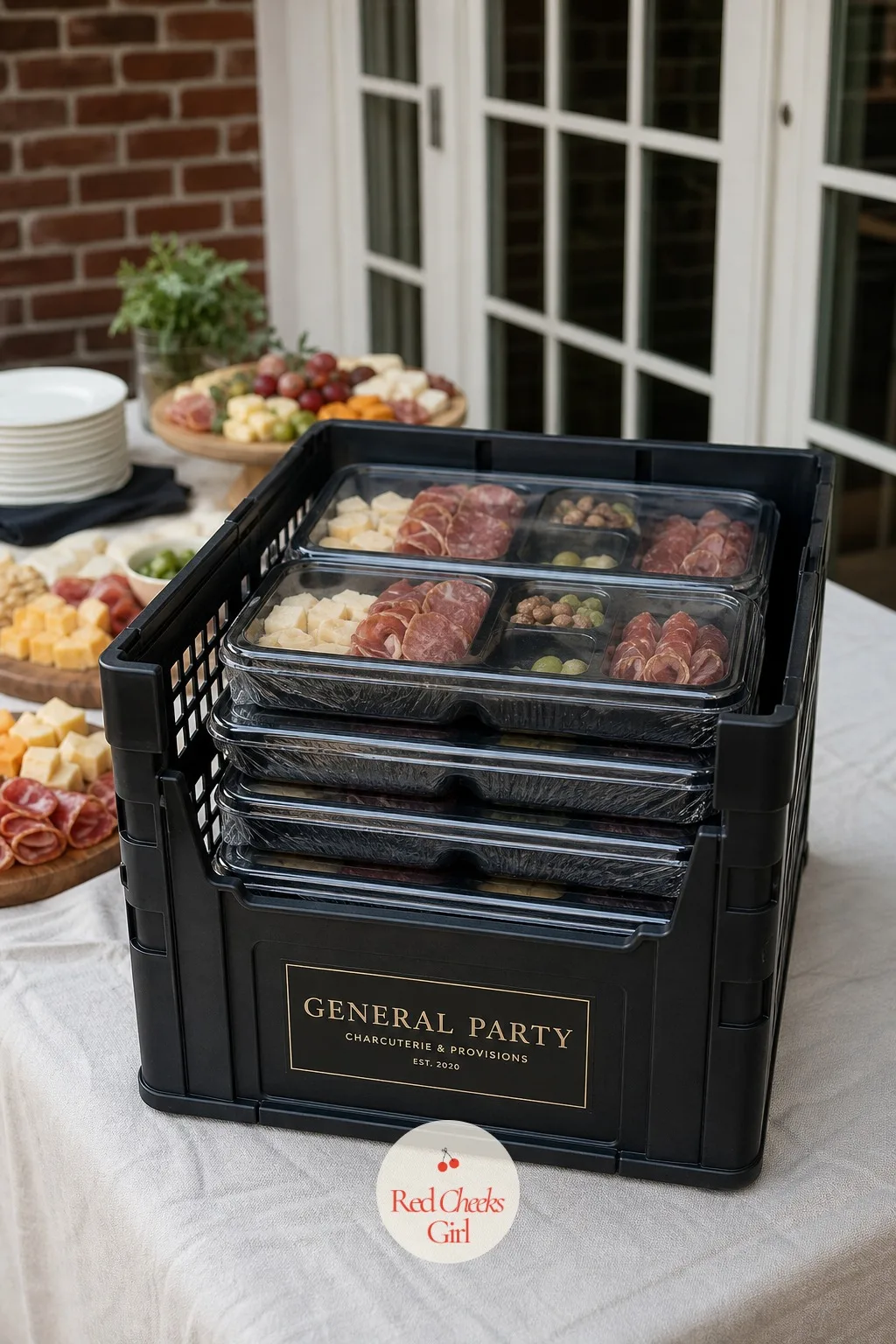 The Office Lunch Tray Subscription — This one runs quietly in the background: the same office, the same day, no event to style, just a lunch that shows up on