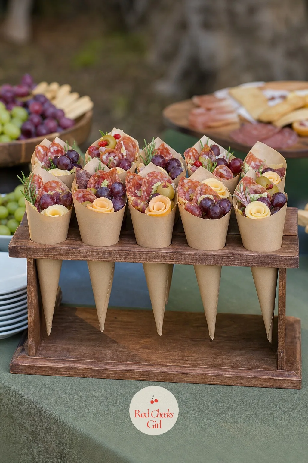 The Parchment Cone for Festivals and Fairs — No plate, no table, just a hand: that's what a festival crowd needs, and a cone solves it without a single fork.