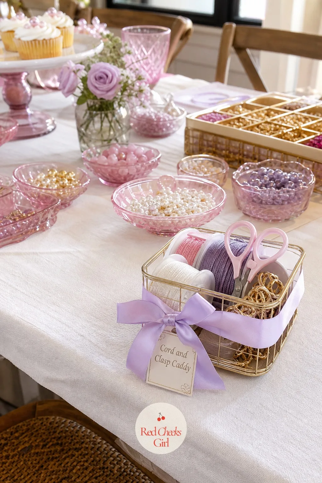 The Cord and Clasp Caddy — Beads without cord are just a mess waiting to happen. Charm bracelet party