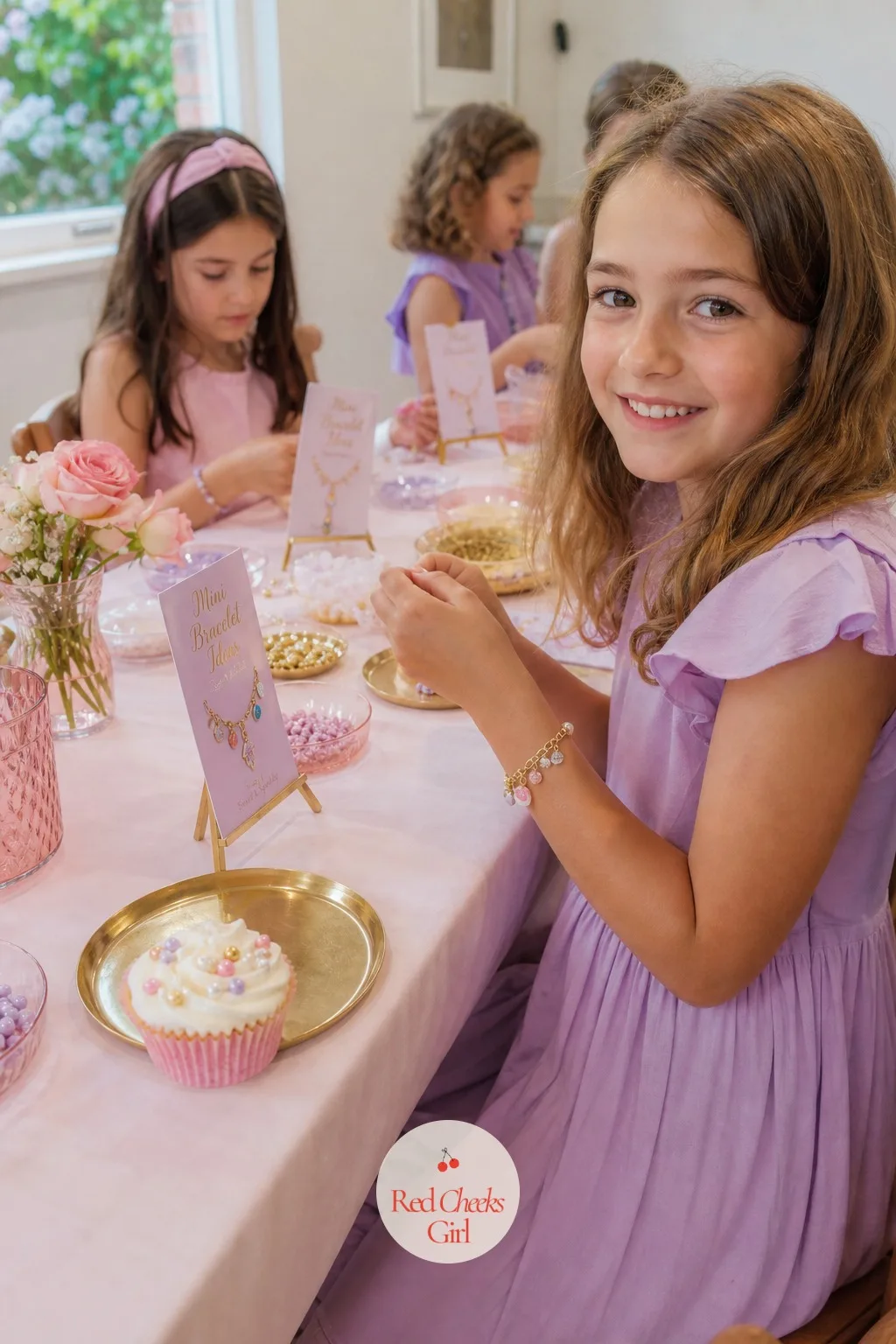 Mini Bracelet Idea Cards — A girl staring at two hundred charms with no plan freezes. Charm bracelet party