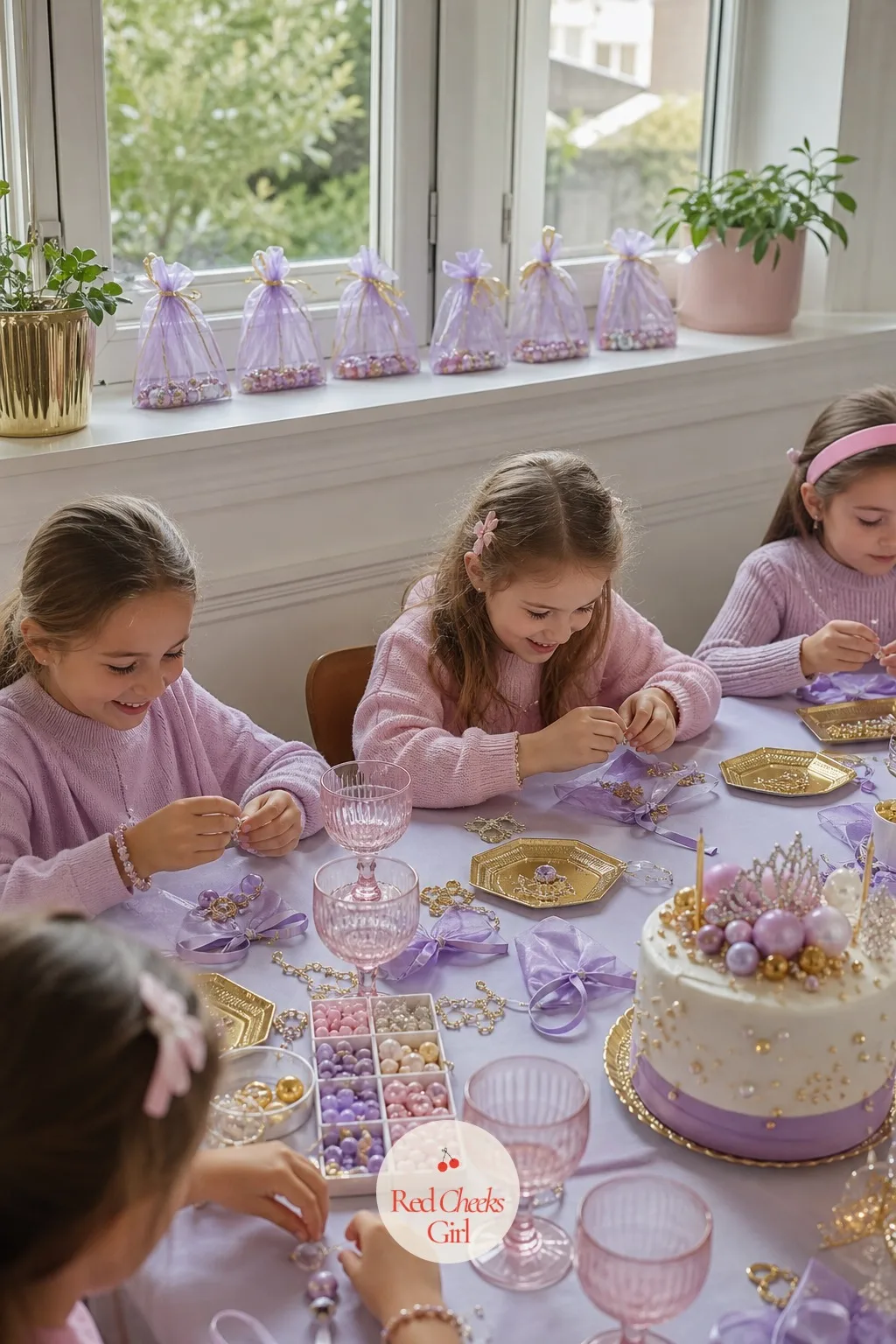 Organza Charm Favor Pouches — A goodie bag of sweets gets eaten and forgotten by the next morning, a pouch of starter charms gets carried straight into the