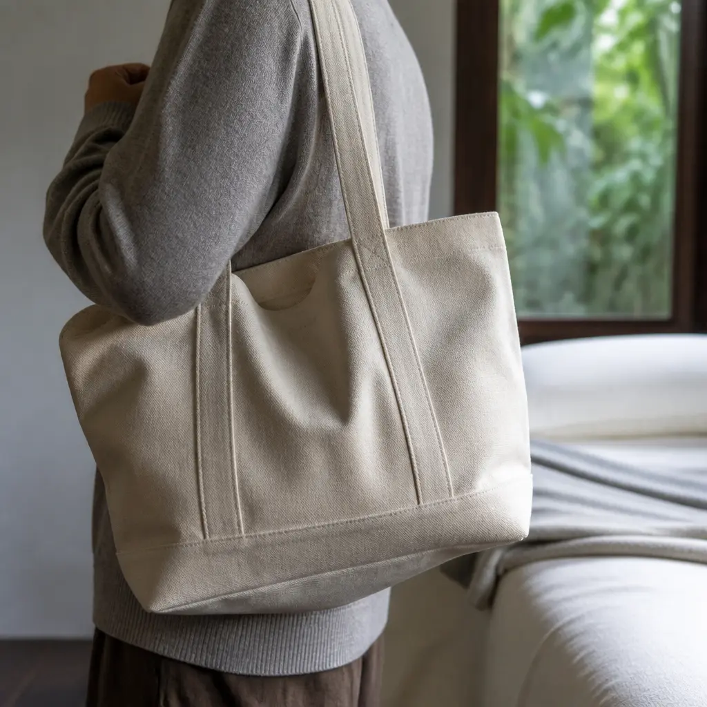 Canvas Tote Bag — A sturdy canvas tote folds flat into a stocking and then gets used for every grocery run from January onward. Cheap christmas gift ideas