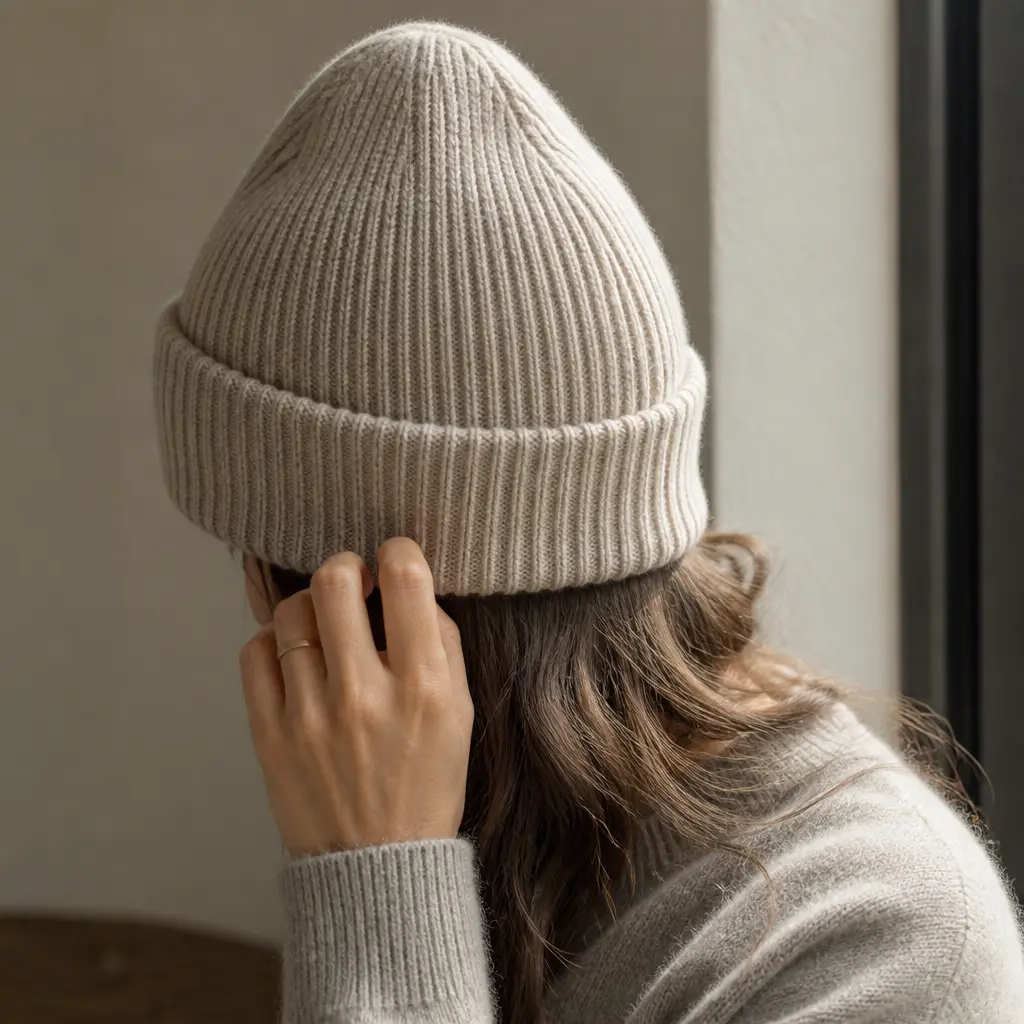 Cashmere Blend Beanie — The acrylic hat she has been wearing all winter itches at the hairline. Cheap christmas gift ideas
