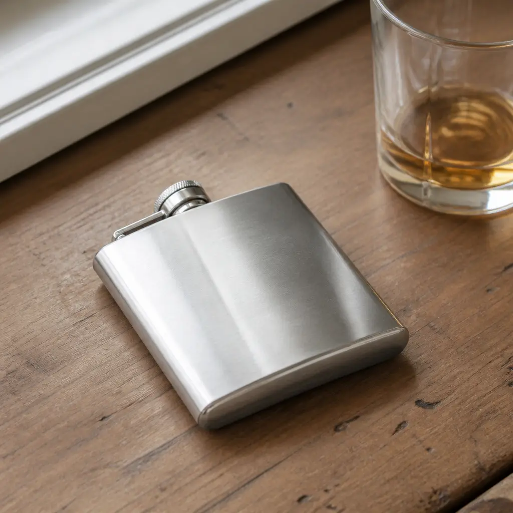 Pocket Flask — For the one who will be at every holiday party this month, a slim flask slides into a coat pocket without a bulge. Cheap christmas gift ideas