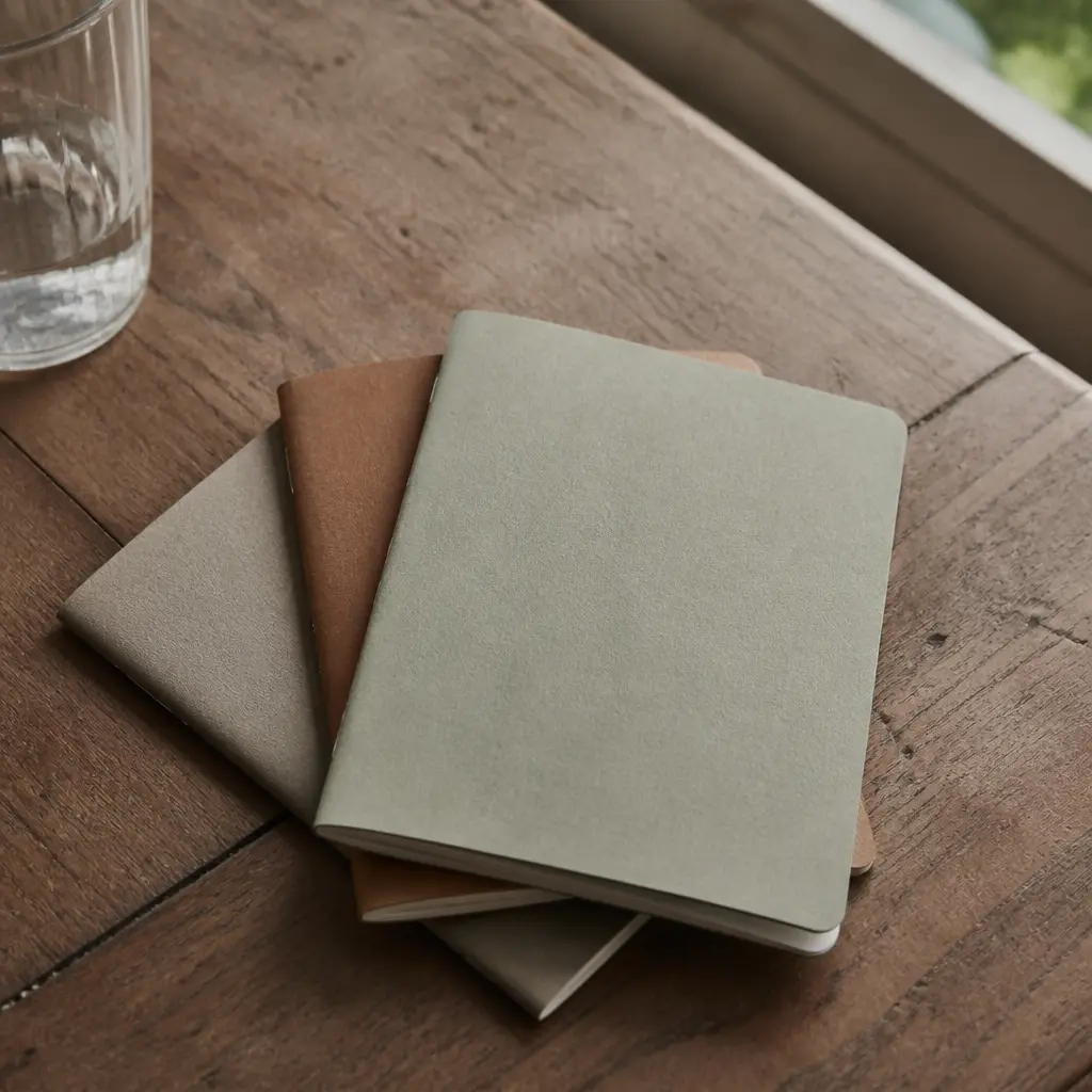 Pocket Notebook Set — A set of a few slim notebooks in a shared colour family looks like a deliberate gift rather than an odd single item. Cheap christmas gift