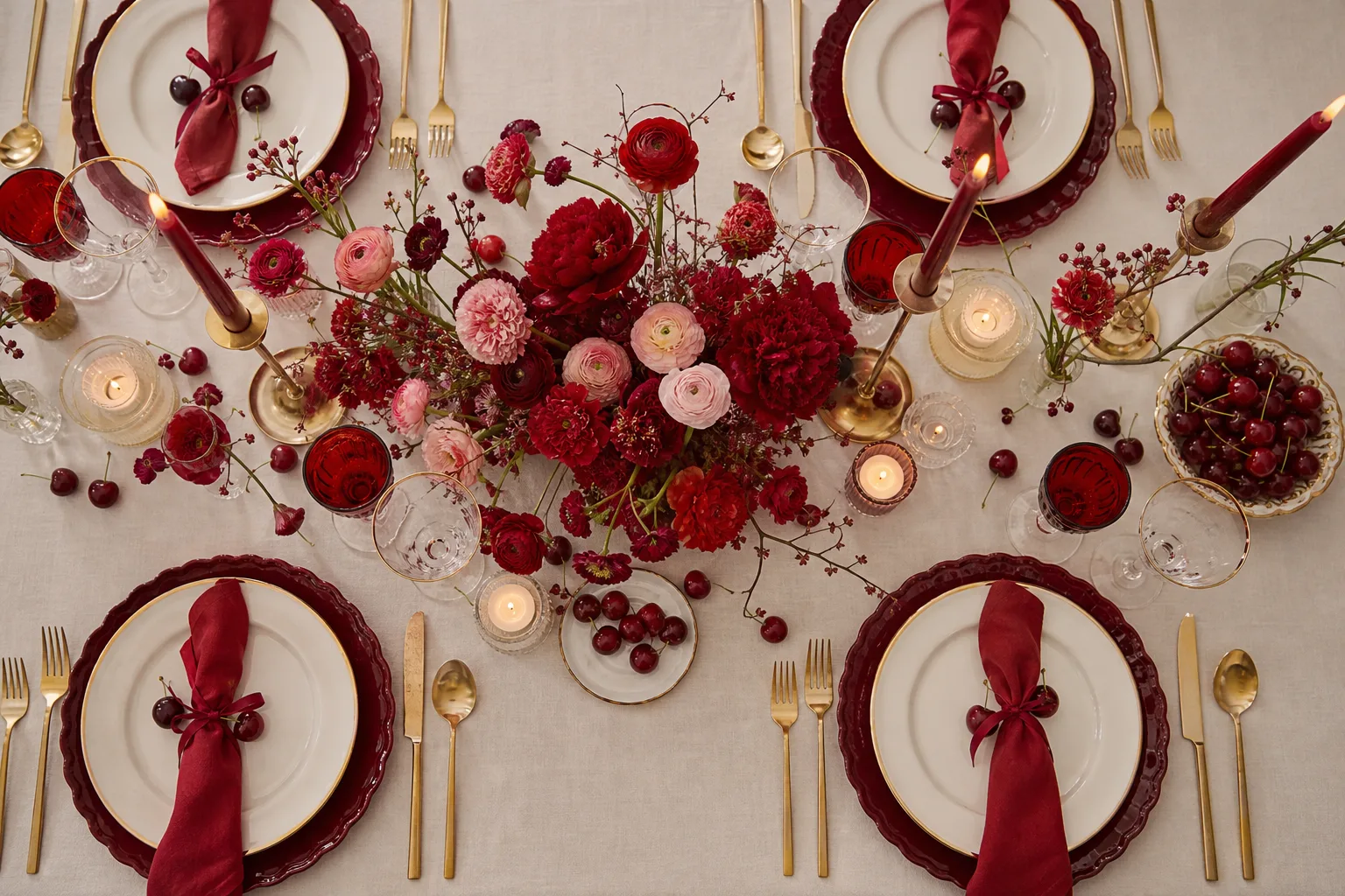 18 Cherry Red Wedding Ideas for Couples Who Want Bold Romantic Color