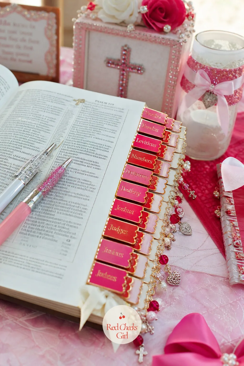 Bible Tab Kits — Anyone who has fumbled through a Bible mid sermon looking for a verse understands the appeal instantly, and a set of tabs in the right colours