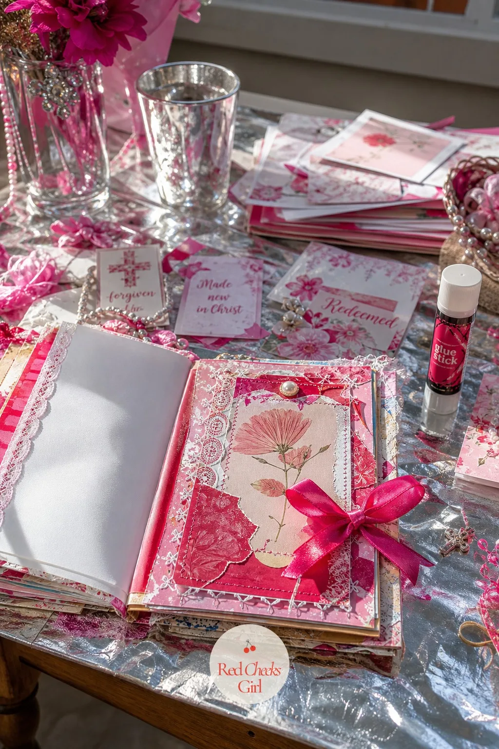 Devotional Junk Journal Kits — A journal kit sells the idea of a habit, not just a product, and a woman who has been meaning to start a devotional practice for