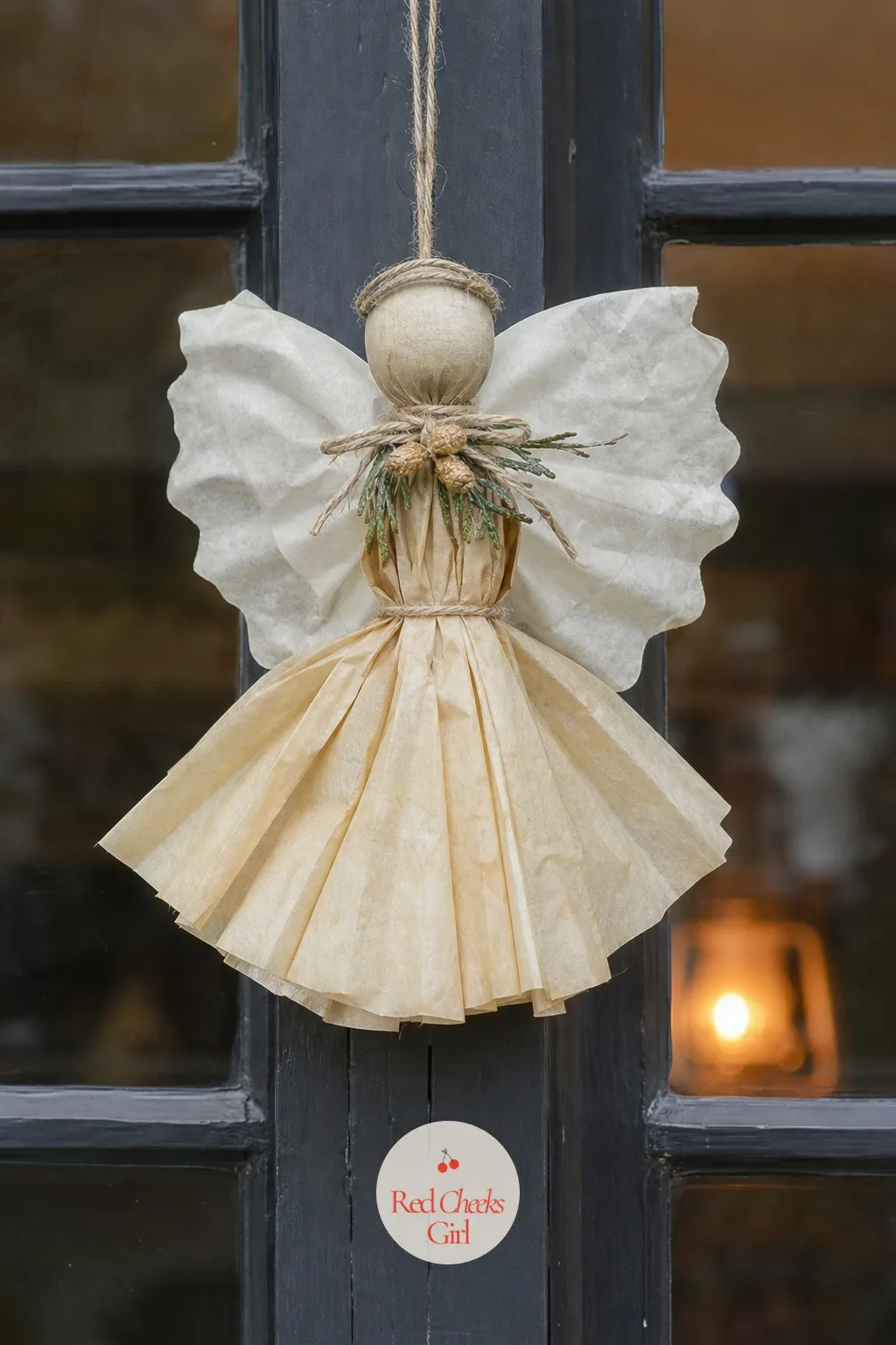 Coffee Filter Angel — The most pantry based entry on this list, and secretly one of the prettiest once it is dyed. Christmas angel crafts