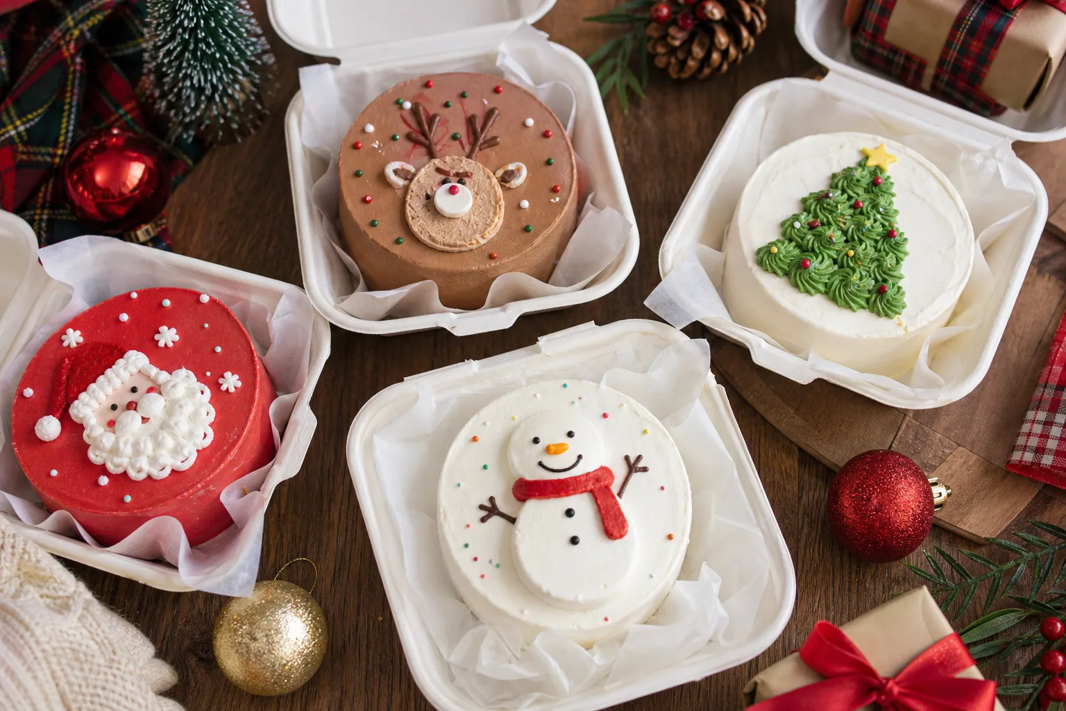 15 Christmas Bento Cakes So Cute They Belong in Your Camera Roll