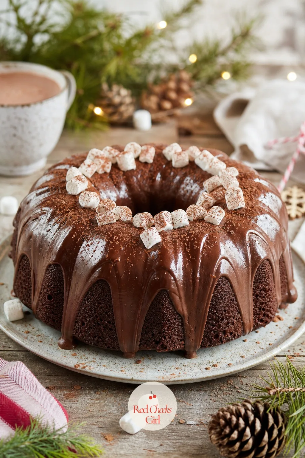 Hot Chocolate Bundt — For the household where hot chocolate is its own food group between November and January: cocoa and a splash of espresso powder deepen