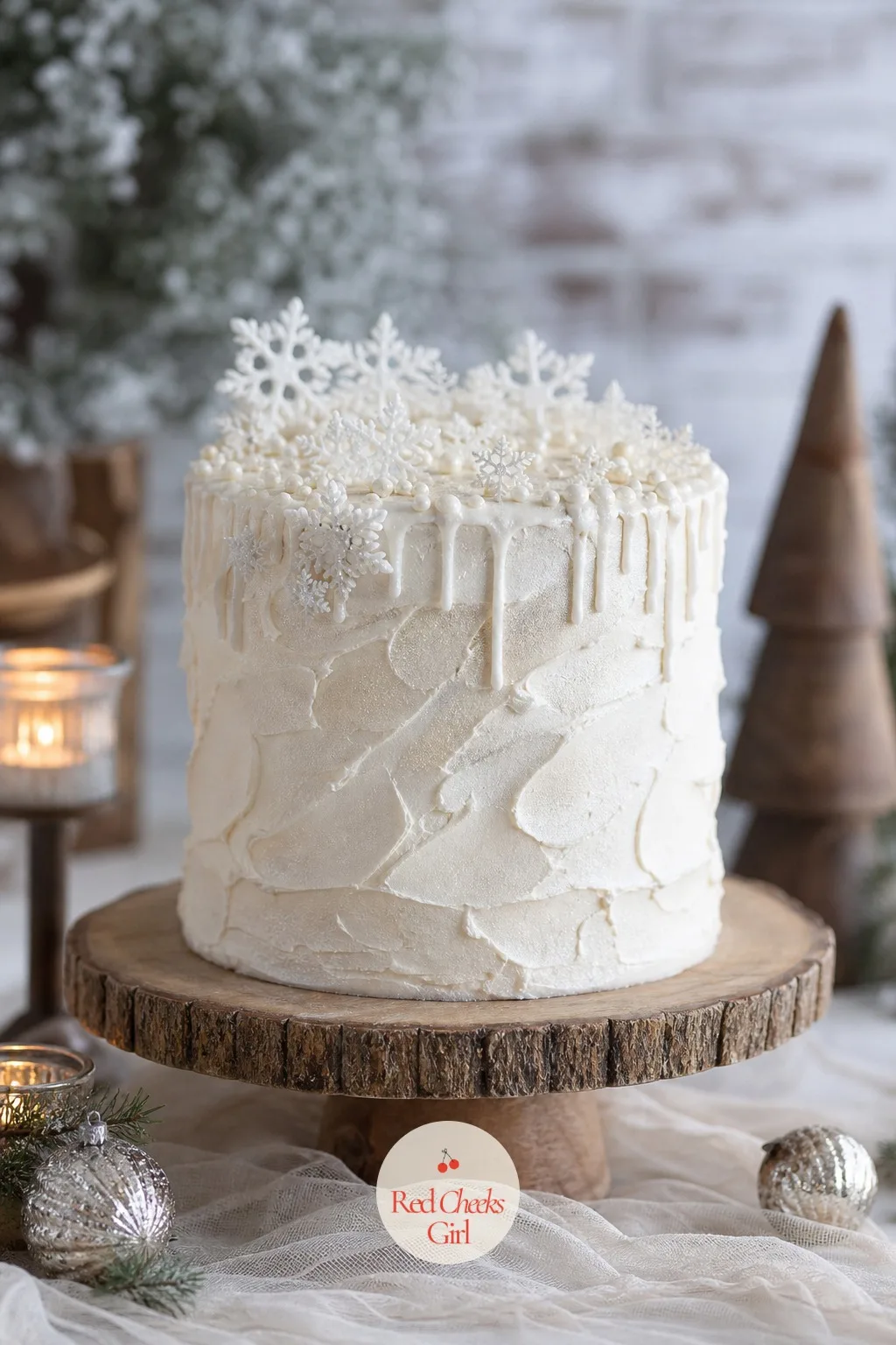 Winter Wonderland White Cake — Monochrome sounds like it might read as boring, right up until texture does all the talking and it very clearly does not.