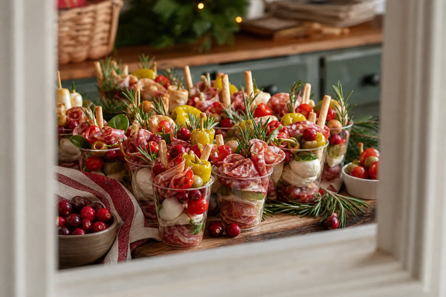 12 Christmas Charcuterie Cups for Grab-and-Go Party Snacking