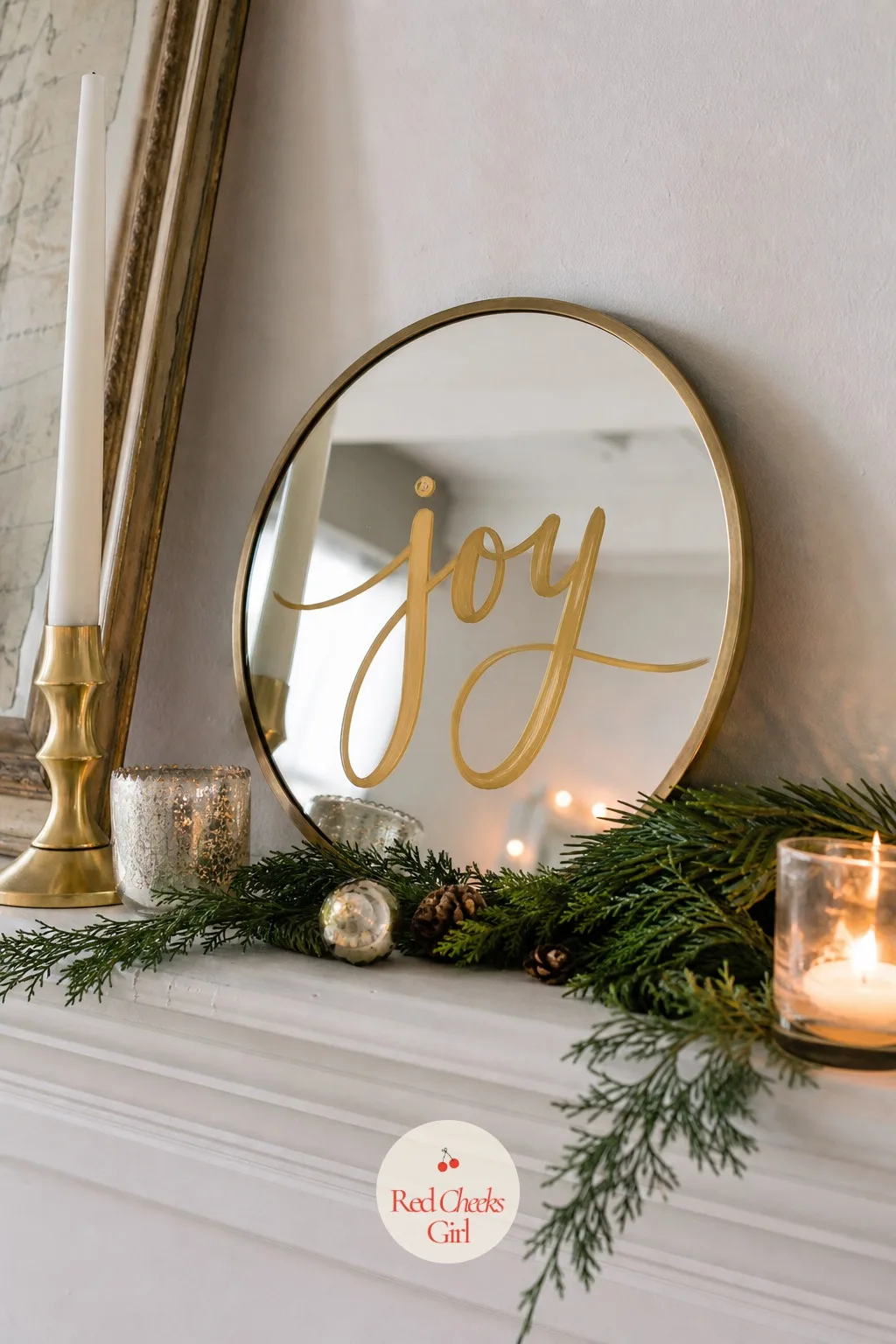 Mirror-Paint Calligraphy Sign — A painted wood sign has been done to death, and you know it the moment you see another one. Christmas crafts for adults