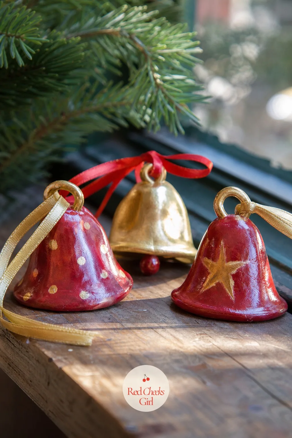 Clay Pinch-Pot Bell Ornaments — A pinch pot is the first thing most small hands learn to shape, and a bell is just that pot turned upside down with a hole