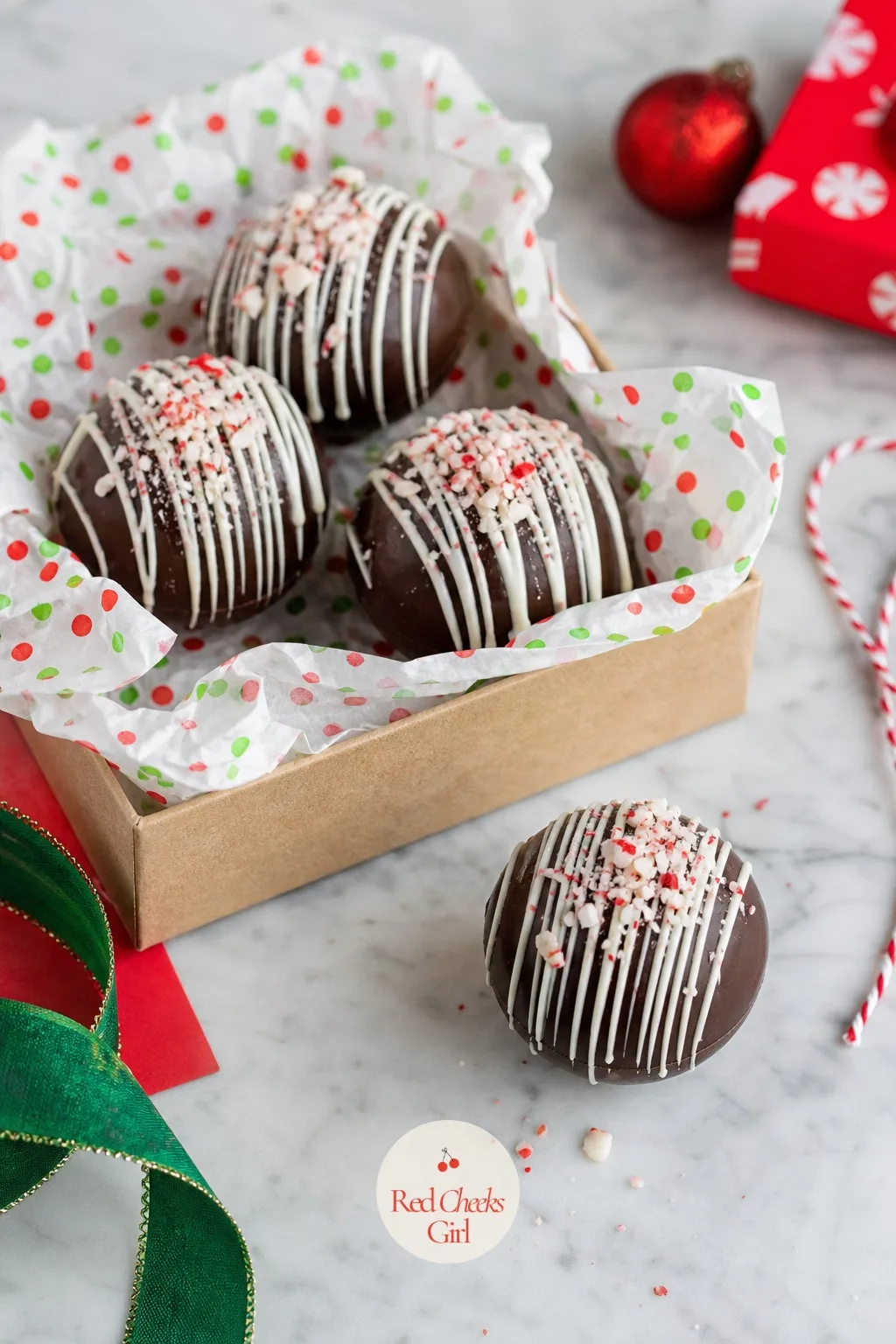Decorated Hot Cocoa Bombs — Cocoa bombs online cost a small fortune for what is basically melted chocolate and a secret inside. Christmas crafts for teens