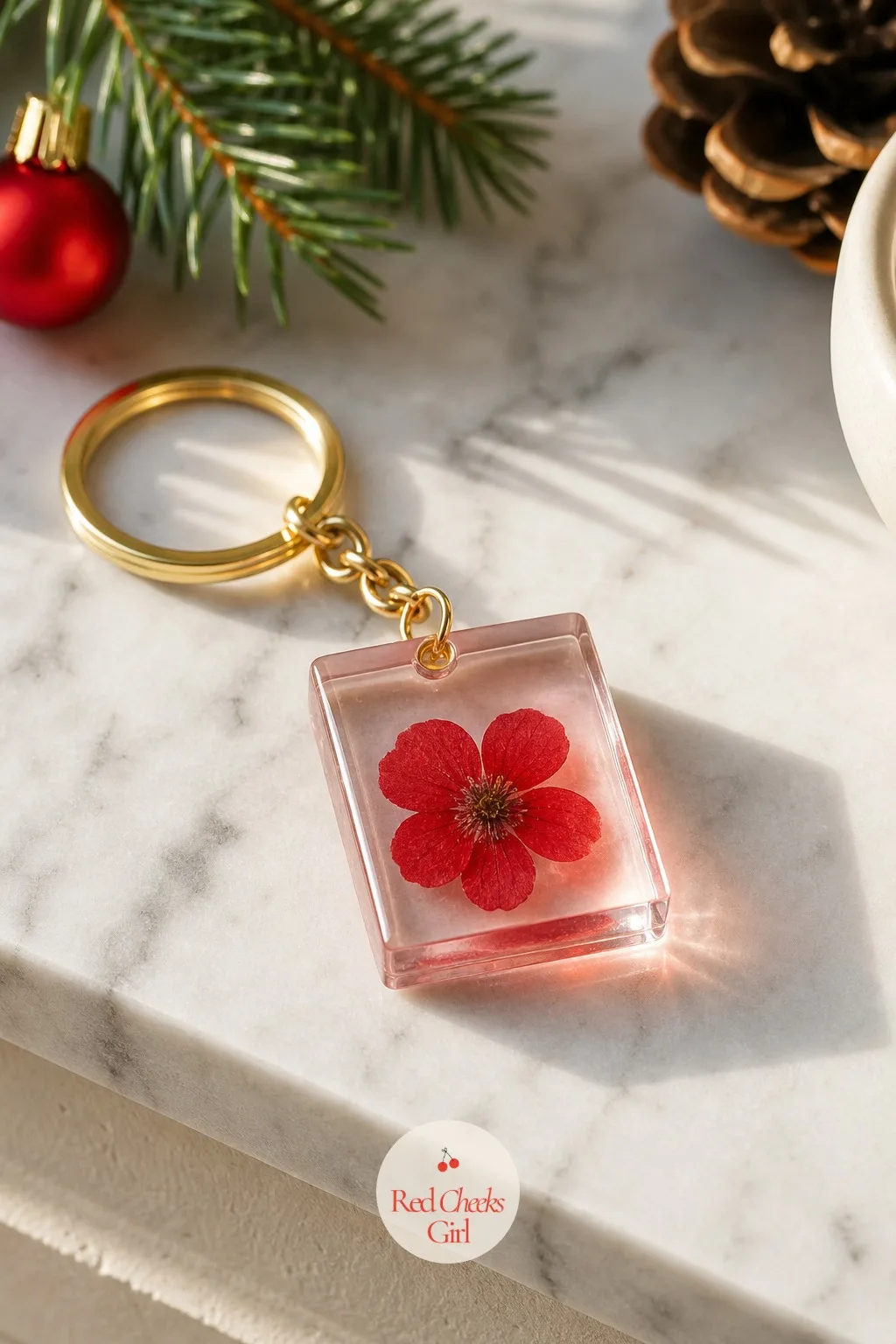 Resin Charm Keychain — Resin kits look intimidating until it is clear this is one small mold, not a whole table. Christmas crafts for teens