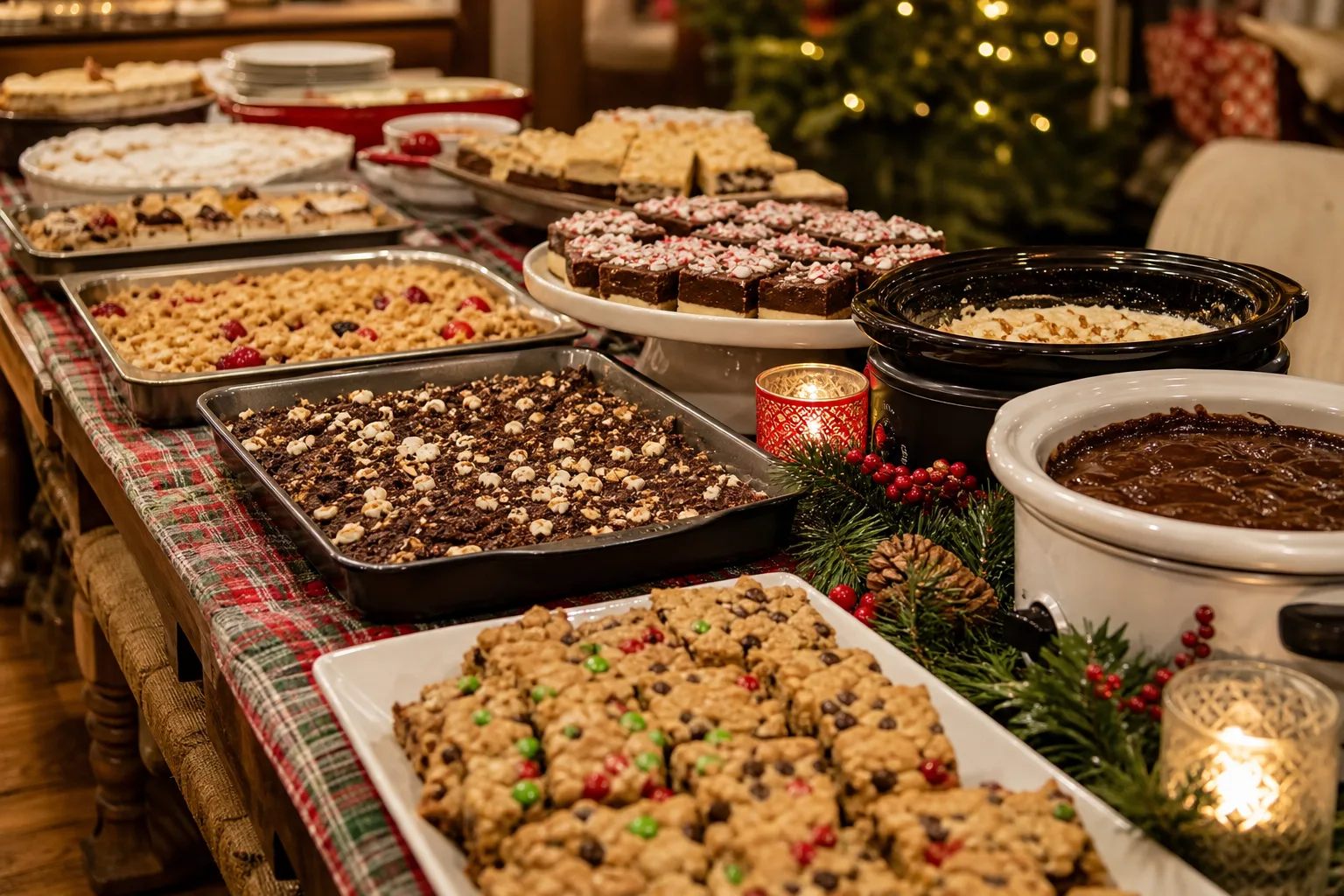18 Christmas Desserts for a Crowd You Can Make in a Sheet Pan or Slow Cooker