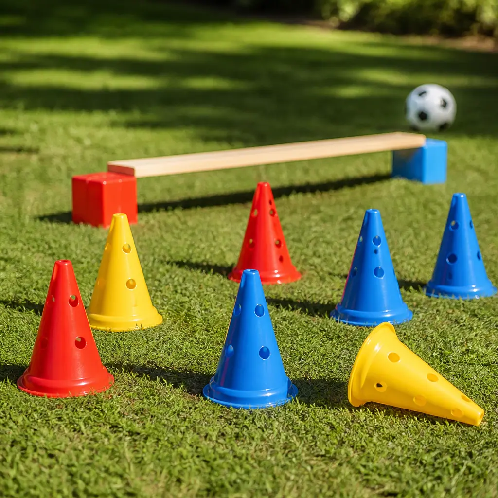 Backyard Obstacle Course — If he treats the living room like an agility course already, give him an actual one outside instead. Christmas gift ideas for kids