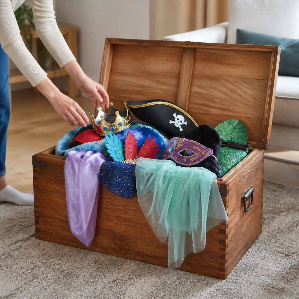 Dress Up Trunk — One cape only goes so far before the game needs new characters. Christmas gift ideas for kids